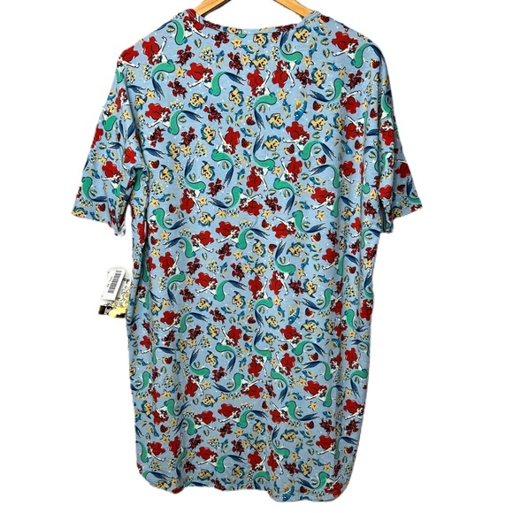 NWT XS DISNEY LITTLE MERMAID & FLOUNDER TUNIC, LuLaRoe Irma - Picture 7 of 7
